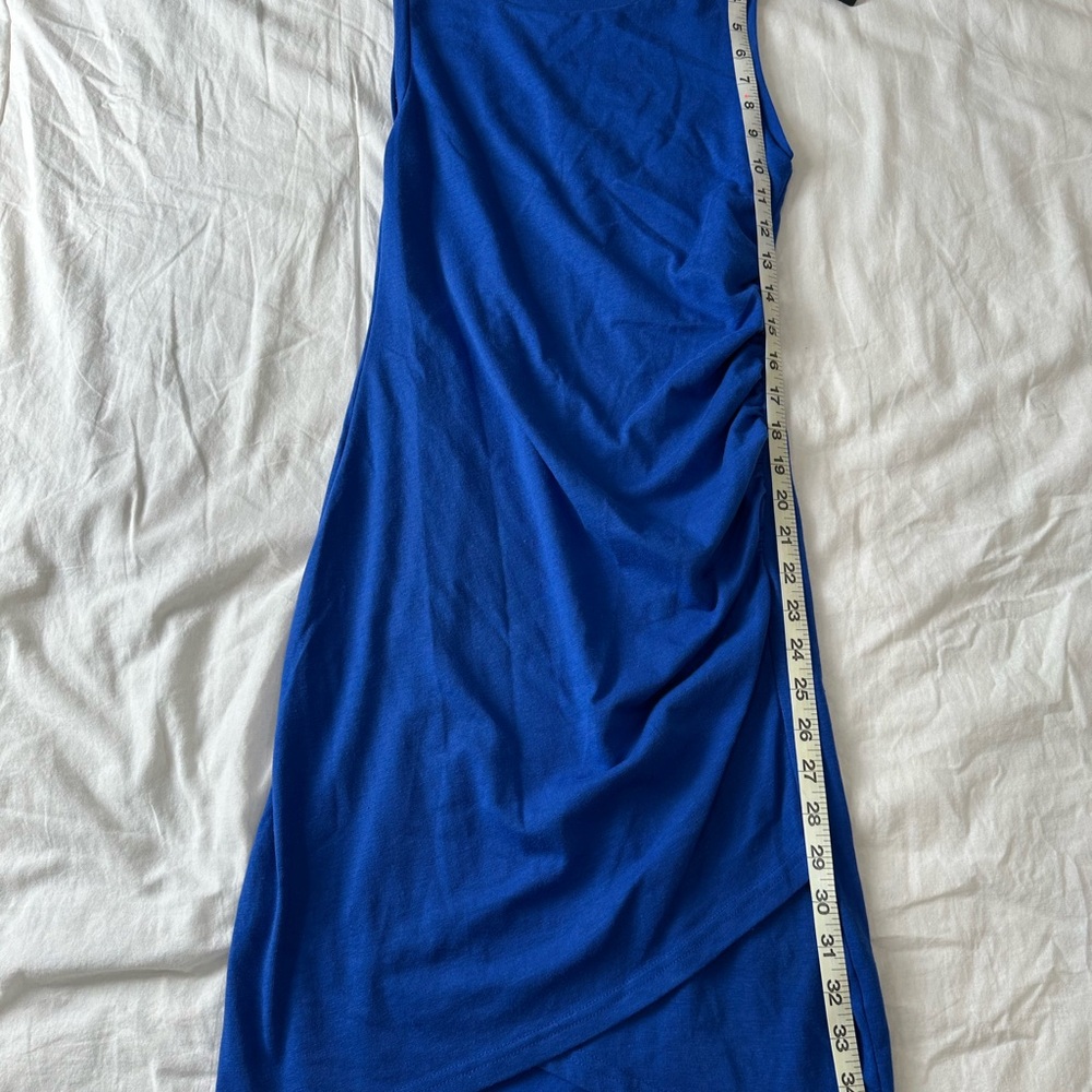 Treasure & Bond One Shoulder Blue Dress - Picture 5 of 8